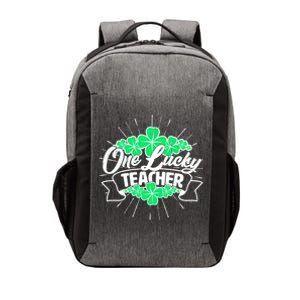 St. Patrick's Day One Lucky Teacher Vector Backpack