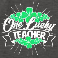 St. Patrick's Day One Lucky Teacher Vector Backpack