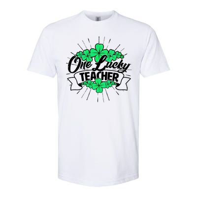 St. Patrick's Day One Lucky Teacher Softstyle® CVC T-Shirt