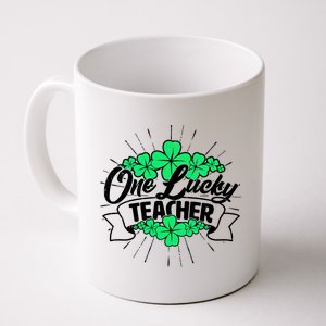 St. Patrick's Day One Lucky Teacher Coffee Mug