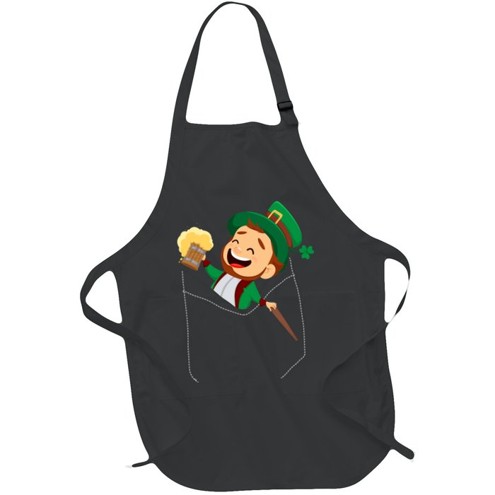 St. Patrick's Day Pocket Leprechaun Beer Apron