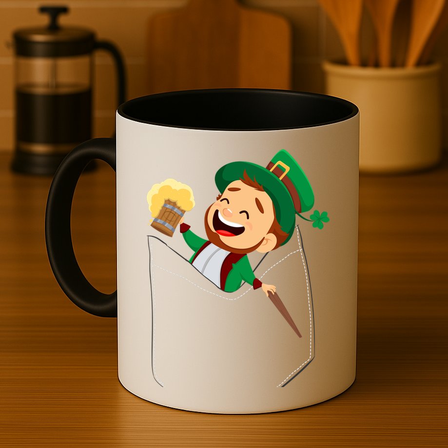 St. Patrick's Day Pocket Leprechaun Beer Mug