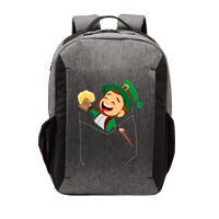 St. Patrick's Day Pocket Leprechaun Beer Vector Backpack