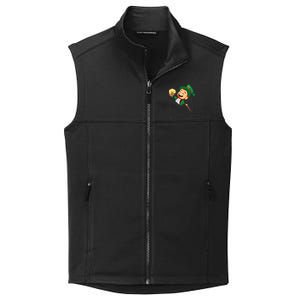 St. Patrick's Day Pocket Leprechaun Beer Collective Smooth Fleece Vest