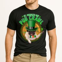 St. Patrick's Day Pug Crawl Funny Irish Pug Cooling Performance Crew T-Shirt