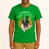 St. Patrick's Day Pug Crawl Funny Irish Pug Tall T-Shirt