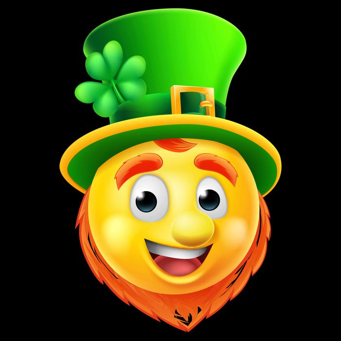 St. Patrick's Day Shamrock Leprechaun Emoji Smiley 16 in Basic Backpack