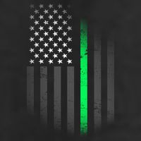 St. Patrick's Day Thin Green Line Flag Cool Comfort Performance Bucket Hat