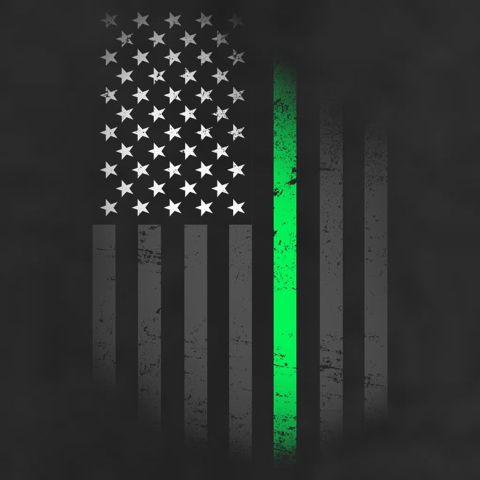 St. Patrick's Day Thin Green Line Flag Cool Comfort Performance Bucket Hat