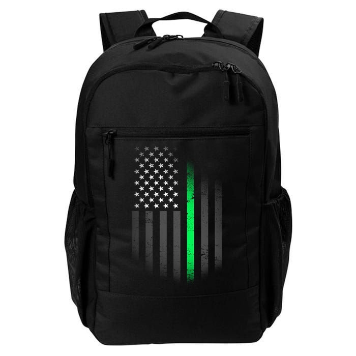 St. Patrick's Day Thin Green Line Flag Backpack