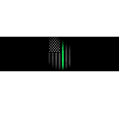 St. Patrick's Day Thin Green Line Flag Bumper Sticker