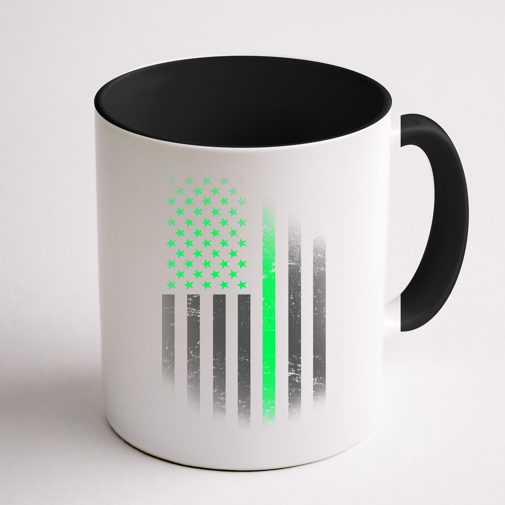 St. Patrick's Day Thin Green Line Flag Mug