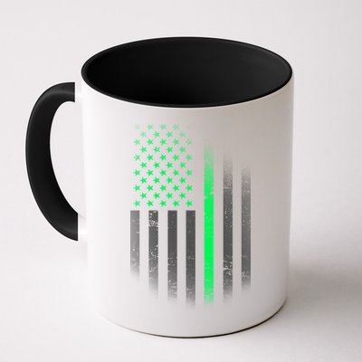 St. Patrick's Day Thin Green Line Flag Mug