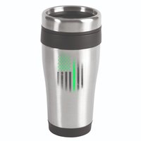 St. Patrick's Day Thin Green Line Flag 16oz Travel Tumbler