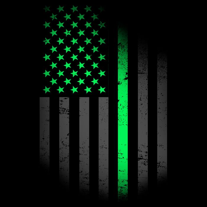 St. Patrick's Day Thin Green Line Flag 16oz Travel Tumbler