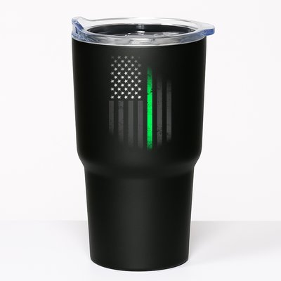 St. Patrick's Day Thin Green Line Flag Tumbler