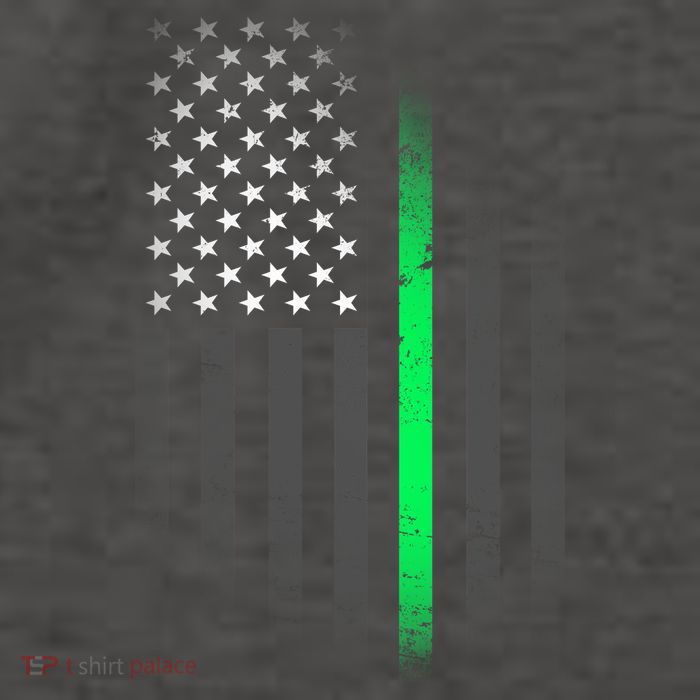 St. Patrick's Day Thin Green Line Flag Vector Backpack