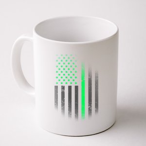 St. Patrick's Day Thin Green Line Flag Coffee Mug