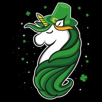 St. Patrick's Day Unicorn Apron