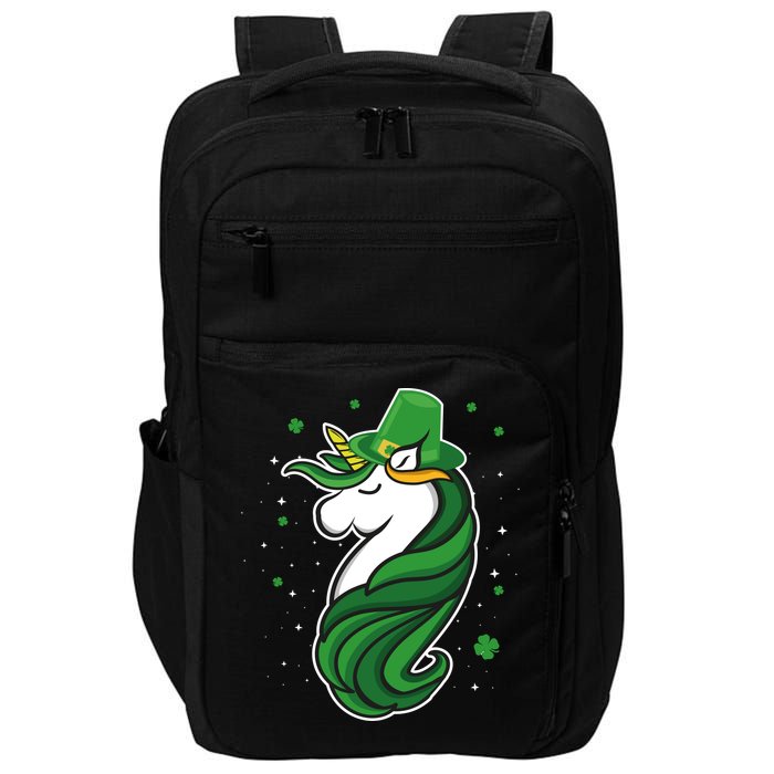 St. Patrick's Day Unicorn Impact Tech Backpack