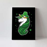 St. Patrick's Day Unicorn Canvas