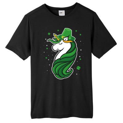 St. Patrick's Day Unicorn Tall Fusion ChromaSoft Performance T-Shirt