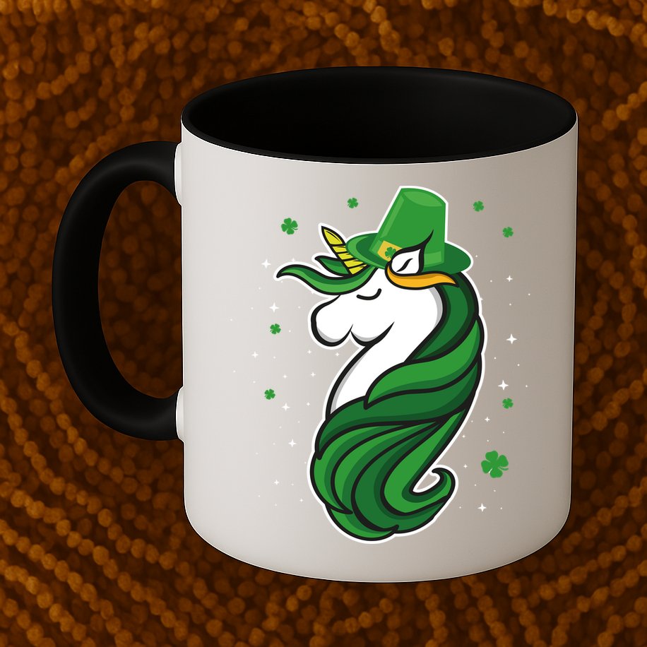 St. Patrick's Day Unicorn Mug