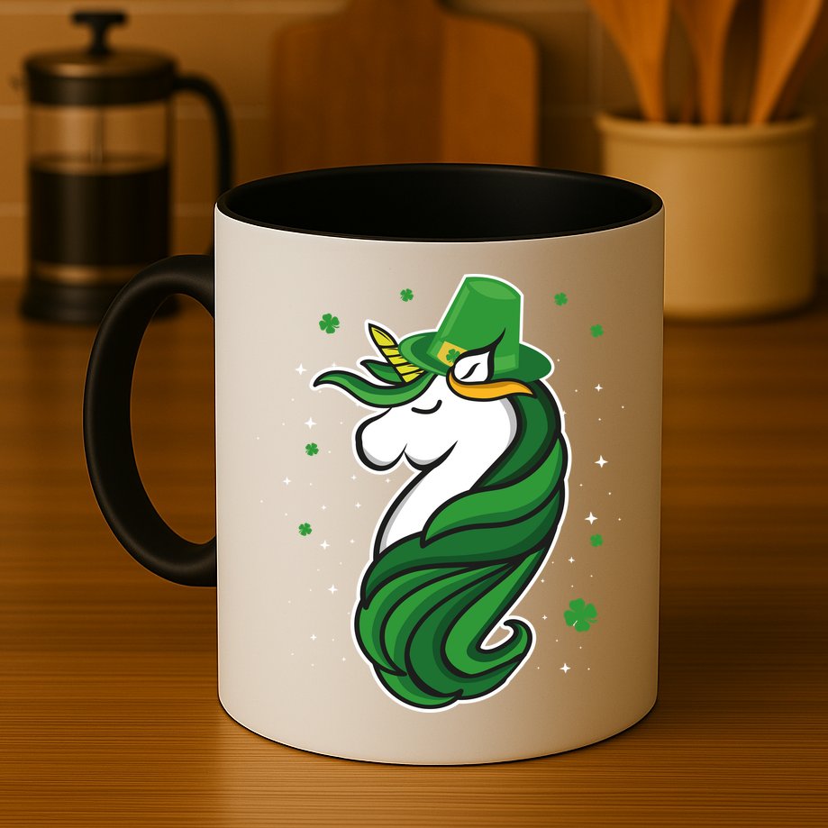 St. Patrick's Day Unicorn Mug
