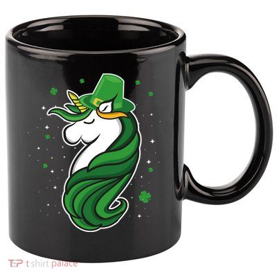St. Patrick's Day Unicorn 11oz C Handle Ceramic Mug