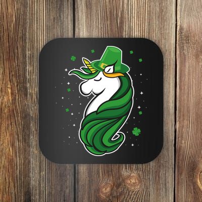 St. Patrick's Day Unicorn Coaster