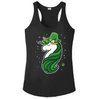 St. Patrick's Day Unicorn Ladies PosiCharge Competitor Racerback Tank