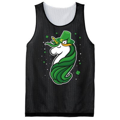 St. Patrick's Day Unicorn Mesh Reversible Basketball Jersey Tank