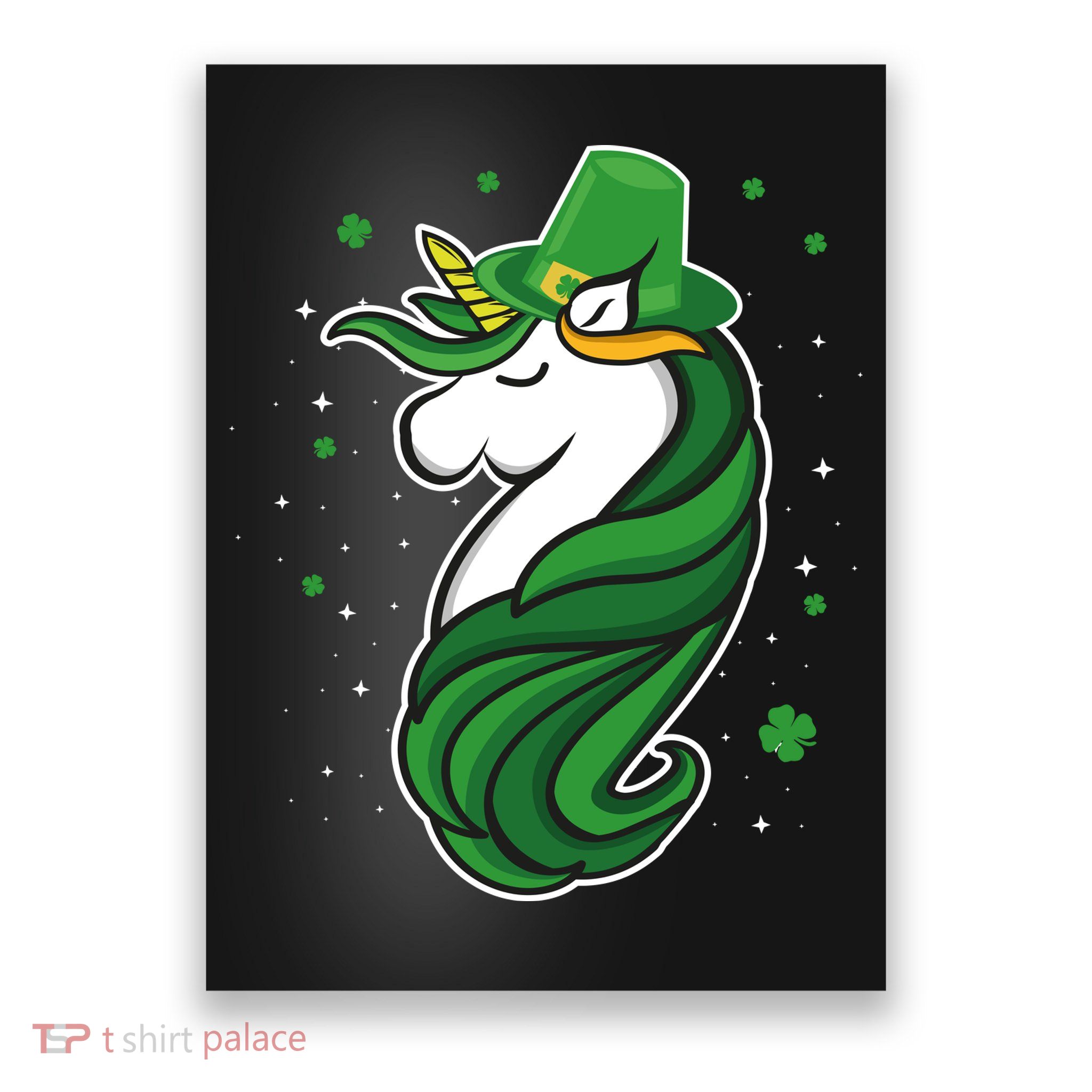 St. Patrick's Day Unicorn Poster
