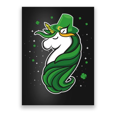 St. Patrick's Day Unicorn Poster