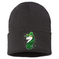 St. Patrick's Day Unicorn Sustainable Knit Beanie