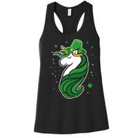 St. Patrick's Day Unicorn Women's Racerback Tank