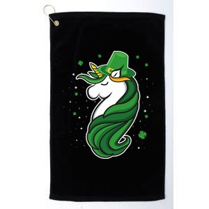 St. Patrick's Day Unicorn Platinum Collection Golf Towel