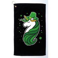 St. Patrick's Day Unicorn Golf Towel