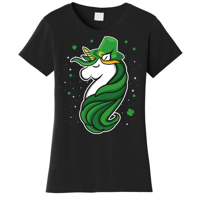 St. Patrick's Day Unicorn Women's T-Shirt