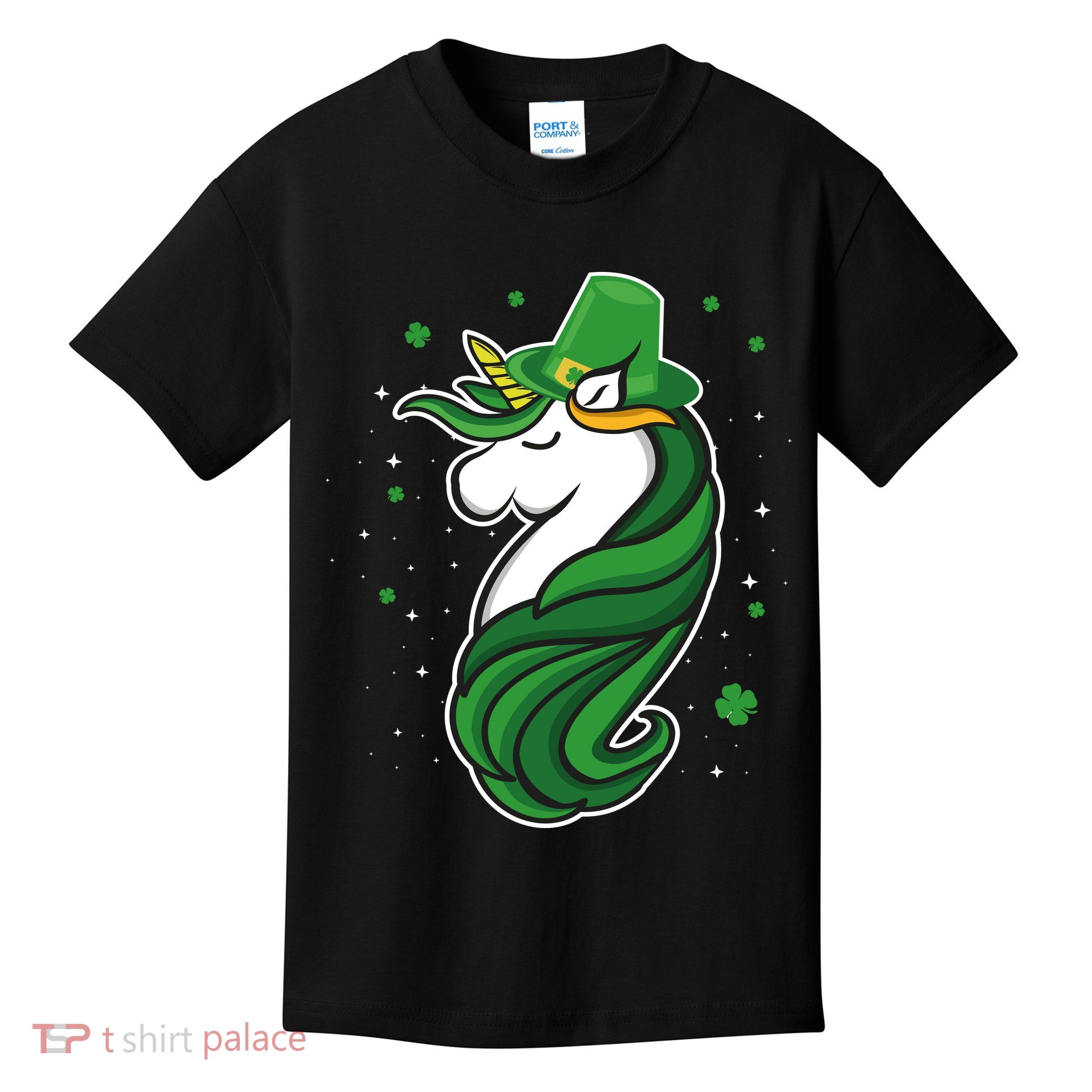 St. Patrick's Day Unicorn Kids T-Shirt