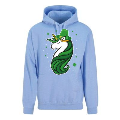 St. Patrick's Day Unicorn Unisex Surf Hoodie