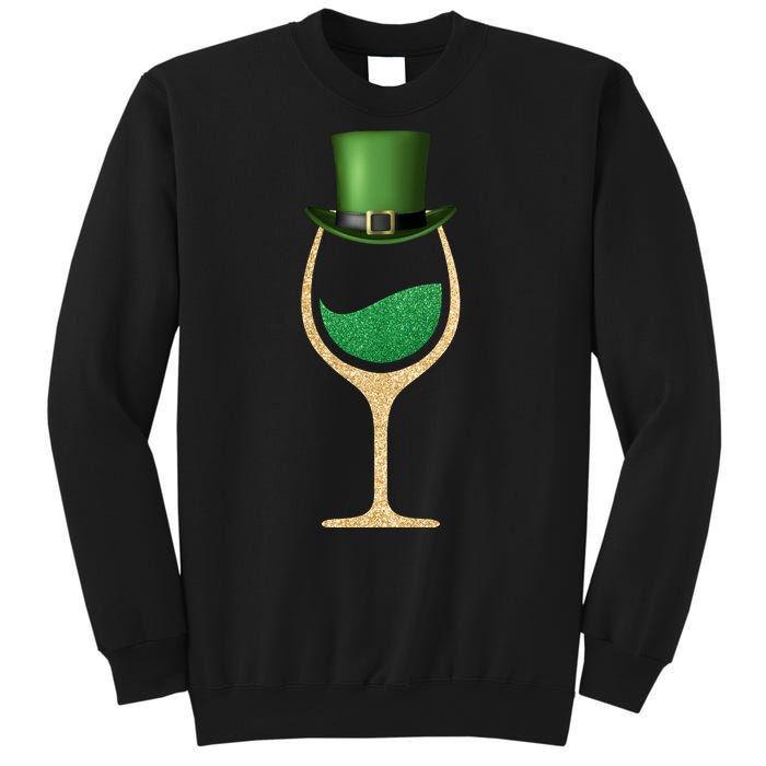 St. Patrick's Day Wine Glass Sweatshirt