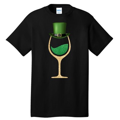 St. Patrick's Day Wine Glass Tall T-Shirt