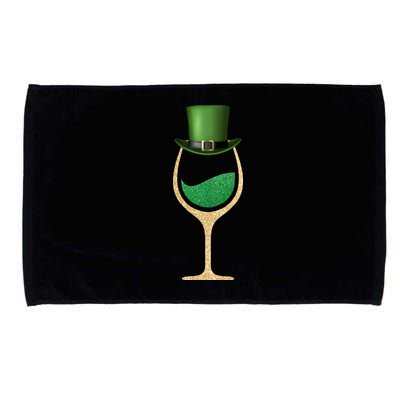 St. Patrick's Day Wine Glass Microfiber Hand Towel