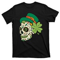 St Patricks Clover Skull T-Shirt