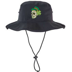 St Patricks Clover Skull Legacy Cool Fit Booney Bucket Hat