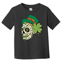 St Patricks Clover Skull Toddler T-Shirt