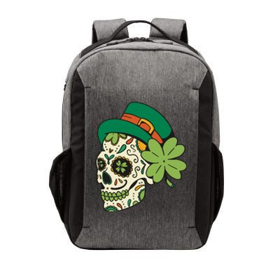 St Patricks Clover Skull Vector Backpack