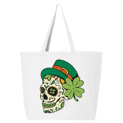 St Patricks Clover Skull 25L Jumbo Tote