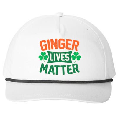 St Patricks Day - Ginger Lives Matter Snapback Five-Panel Rope Hat